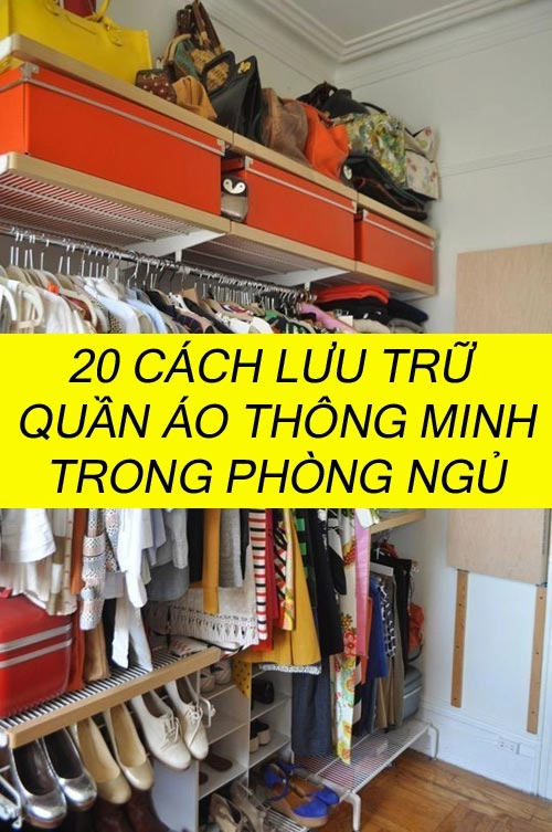 20 cách trữ quần áo không-thể-bỏ-qua