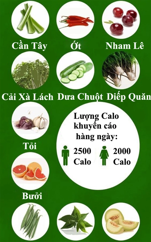 43 thực phẩm ít calo cho bạn giảm cân hoàn hảo