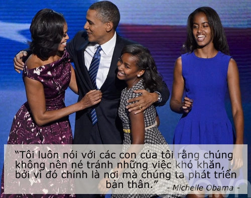 6 câu nói dạy con của vợ chồng obama khiến thế giới khâm phục