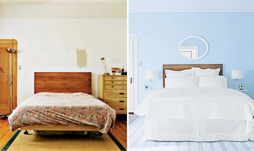 7 phòng ngủ trước và sau khi cải tạo