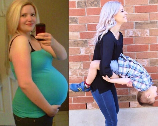 Bà mẹ 3 con xinh như thiếu nữ nhờ giảm 32kg