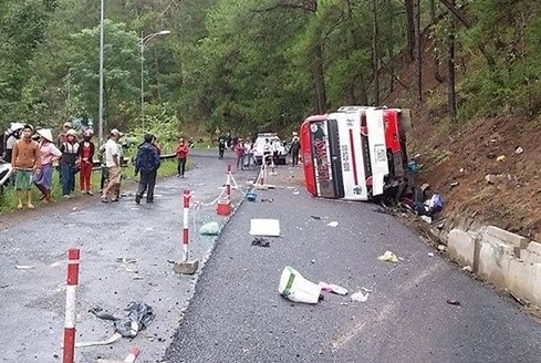 Ban đêm cấm các xe lưu thông qua đèo prenn để tiến hành cải tạo mặt đường