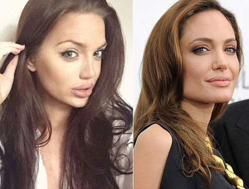 Bản sao angelina jolie khiến dân cư mạng sửng sốt