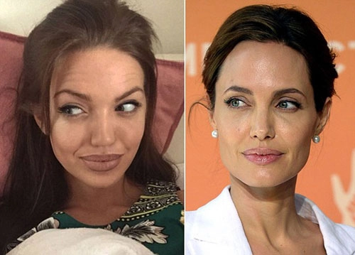 Bản sao angelina jolie khiến dân cư mạng sửng sốt