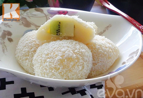 Bánh mochi nhân hoa quả ngon như tiệm