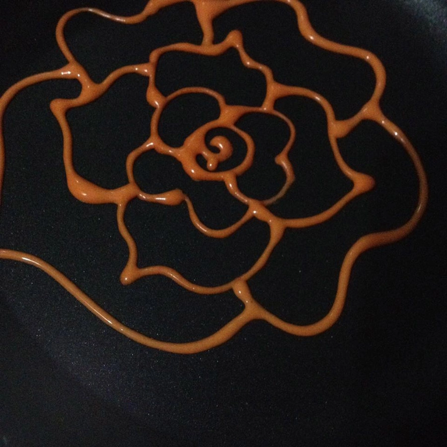 Bánh pancake hình hoa hồng tặng mẹ - mn22406
