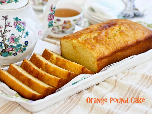 Bánh pound cake cam ngon khó cưỡng