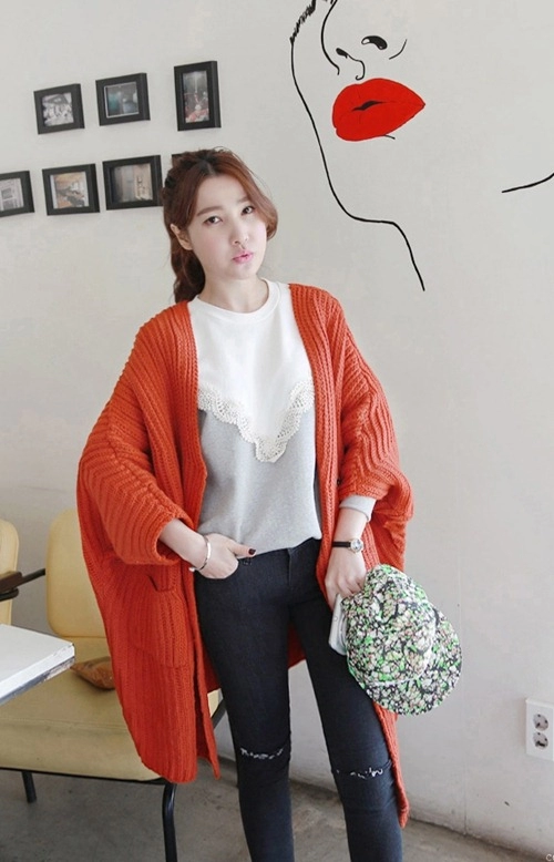 Bộ sưu tập áo cardigan của cô gái mùa xuân