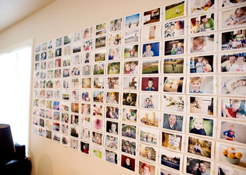 Các cách treo được nhiều ảnh gia đình trên tường