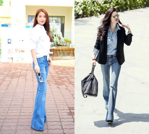 Các cô gái hãy tạm biệt quần jeans ống côn