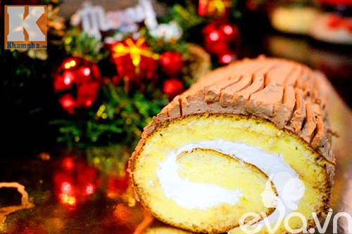 Cách làm bánh khúc cây mừng giáng sinh