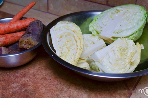 Cách làm bắp cải củ cải muối chua