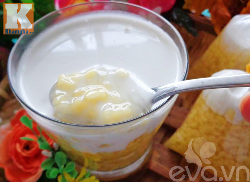 Chè hoa cau ăn mau kẻo hết