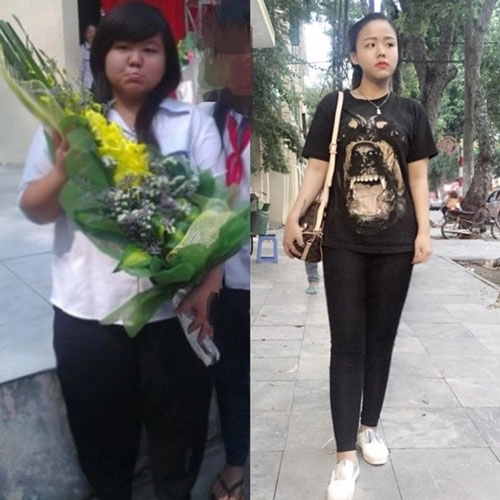 Cô gái hà thành giảm 54kg khiến dân mạng nể phục