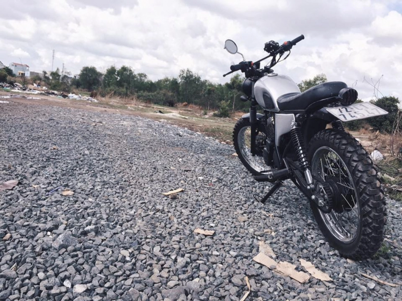 Daelim vs125 up brat track tracker cafe racer