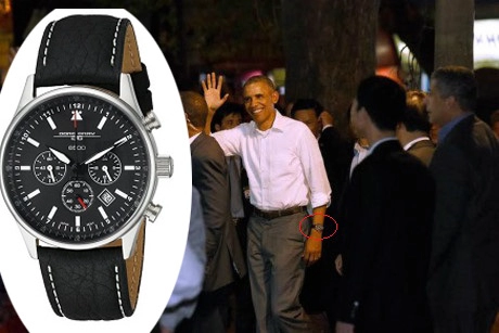 Điều bất ngờ và ít ai biết về đồng hồ của tt obama