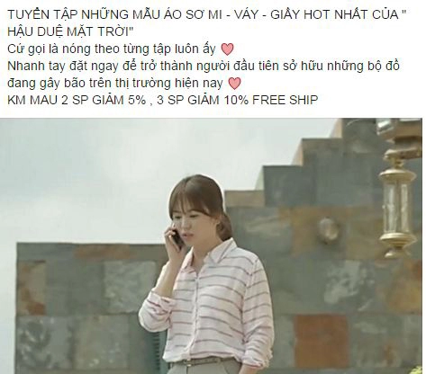 Đồ nhái song hye kyo hút khách rầm rập nhờ giá rẻ