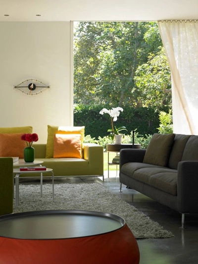 Ghế sofa màu sắc đem sức sống cho phòng