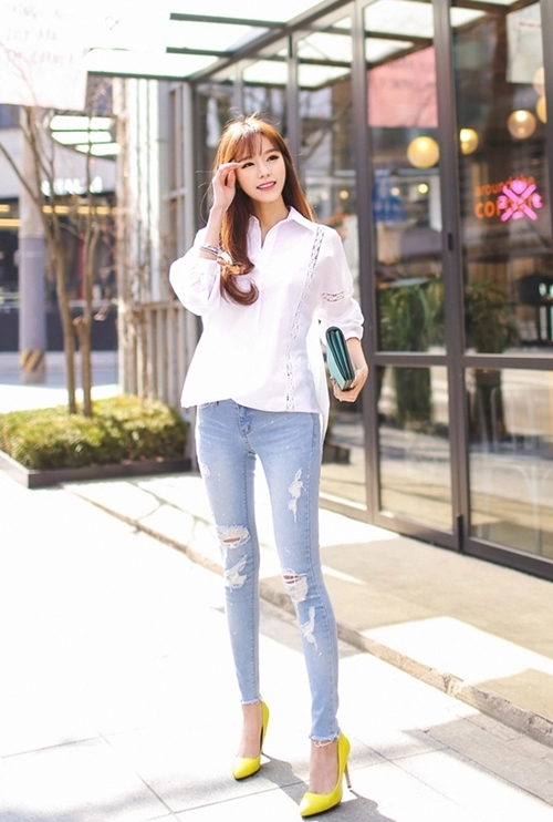 Giải pháp mặc quần jeans không bị nóng mùa hè