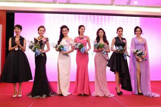 Hoa hậu hương giang làm giám khảo sơ kết hhhv 2015