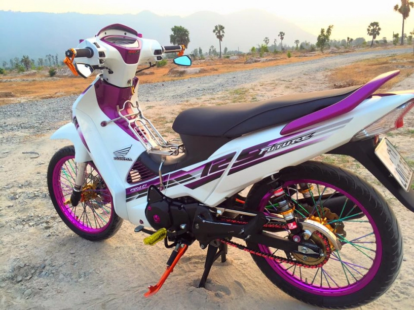 Honda future neo độ nổi bật và bắt mắt với dàn đồ chơi kiểng