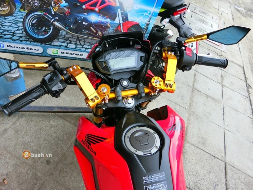 Honda msx 2016 chế mủ phong cách với dàn đồ chơi nổi bật