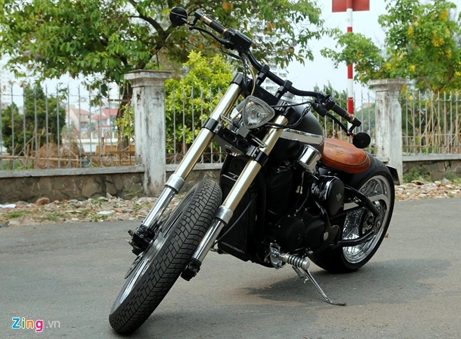 Honda shadow 600 độ qua bàn tay thợ sài gòn