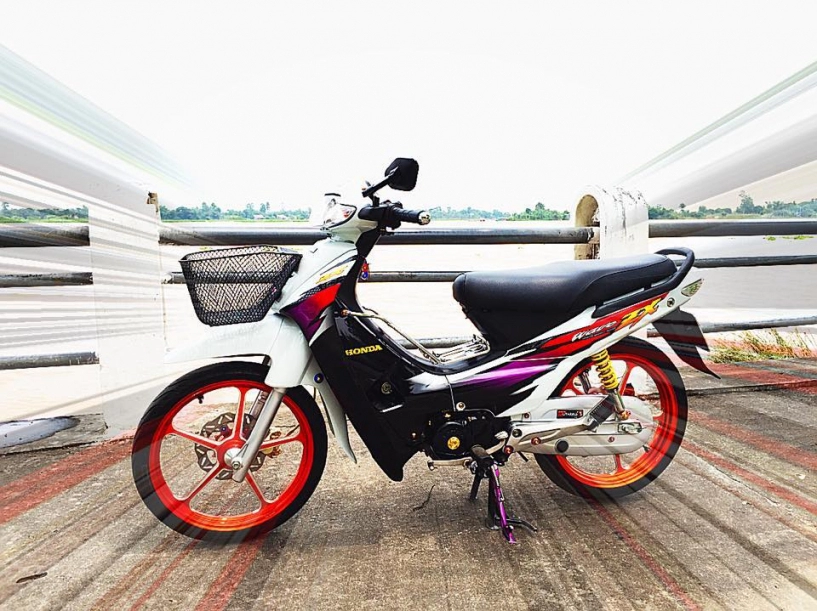 Honda wave zx độ nhẹ với dàn chân cực khủng