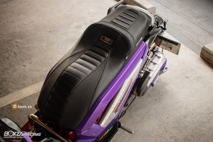 Honda zoomer-x độ độc đáo với phiên bản purple glass