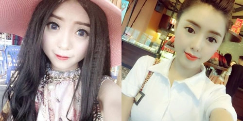 hot girl trang điểm như hề thay đổi chóng mặt sau pttm