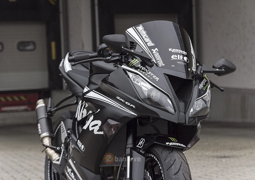 Kawasaki ninja zx-6r siêu ngầu trong bản độ black ultra
