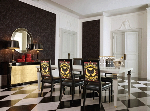 Không gian đẹp đón tết với versace home