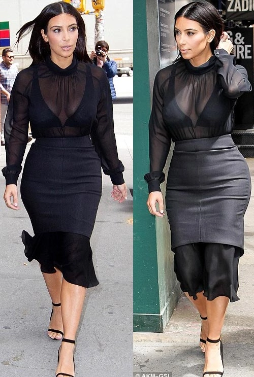 Kim kardashian khoe áo ngực đẹp mắt