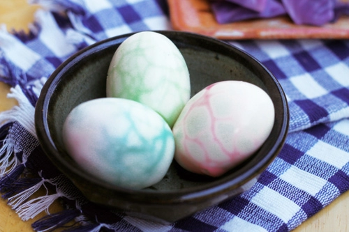 Mẹo làm cho trứng luộc nhuộm màu thật đẹp