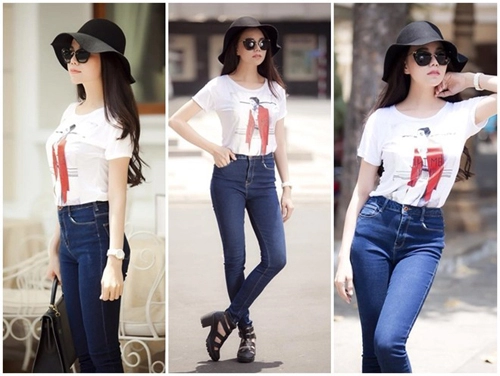 Nàng chân cong đừng vội chối từ quần jeans bó