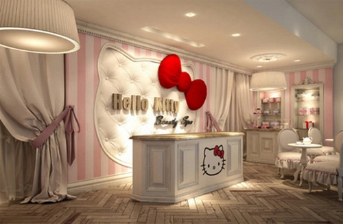Những căn phòng lãng mạn với màu hồng kitty