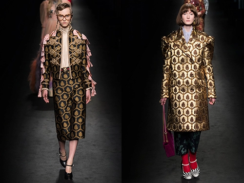 Những quý cô gucci đẹp nghẹt thở khai màn milan fw