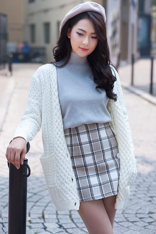 Nữ công sở sành điệu với cardigan hot nhất thu đông 2015