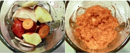 Nước ép táo cà rốt bổ dưỡng