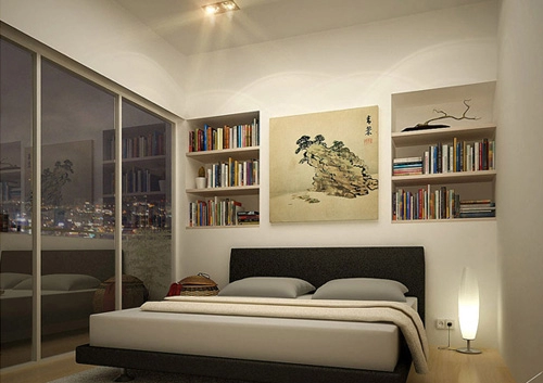 Phòng ngủ kiểu nhật đơn giản mà sang trọng