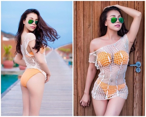 Sắm áo lưới ngoài bikini đẹp như hà anh chỉ 150 ngàn