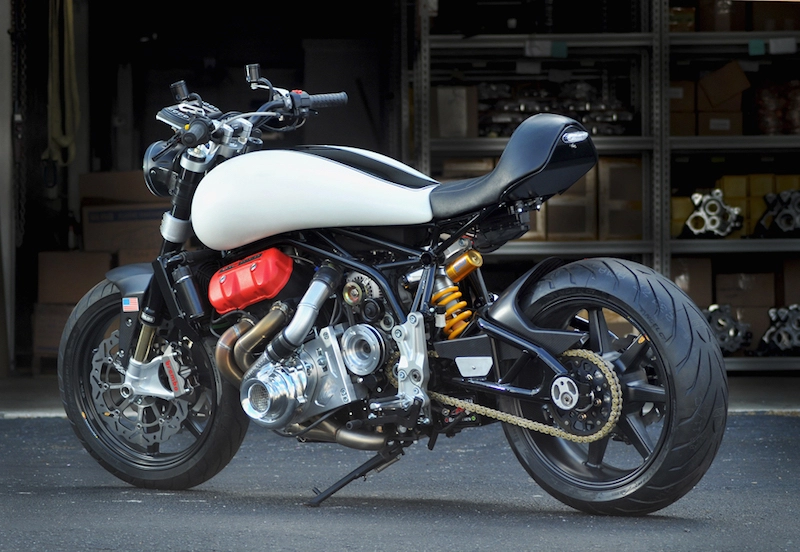 Siêu mô tô trang bị động cơ siêu nạp mới của motus motorcycles