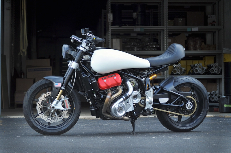 Siêu mô tô trang bị động cơ siêu nạp mới của motus motorcycles