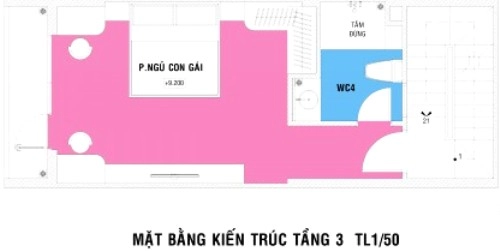 Thiết kế 5 tầng cho nhà nhỏ 37 m2