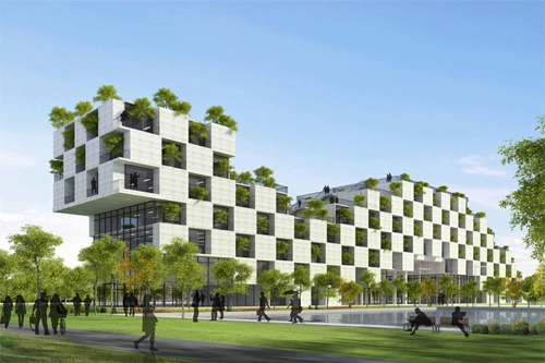 Tòa nhà đại học fpt giành giải nhất kiến trúc xanh việt nam