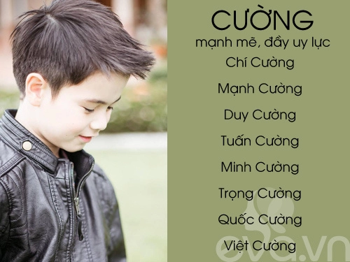 Top tên sang nghĩa đẹp cho bé trai 2016 phần 1