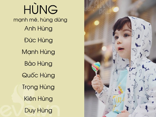 Top tên sang nghĩa đẹp cho bé trai 2016 phần 1