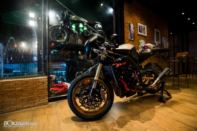 Triumph street triple 675 siêu ấn tượng trong bản độ cafe racer