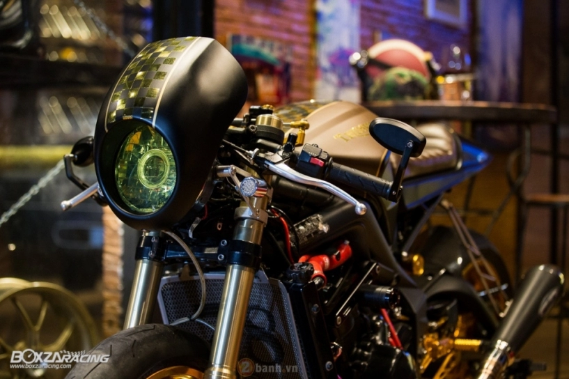 Triumph street triple 675 siêu ấn tượng trong bản độ cafe racer