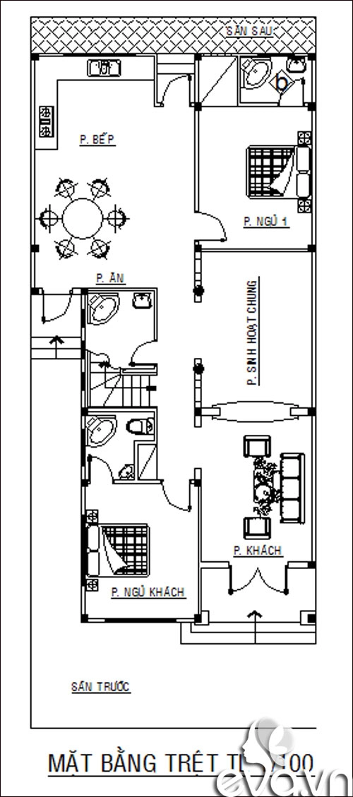 Tư vấn xây 128m2 mát rượi ở sài gòn